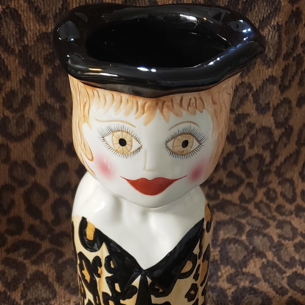 Lady vase